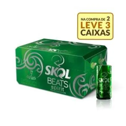 [Empório da Cerveja] Kit Skol Beats Spirit 269ML - Na Compra de 2, Leve 3 Caixas - R$64