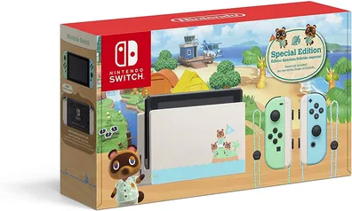 Nintendo Switch edição especial Animal Crossing 32GB (não vem c/ jogo)