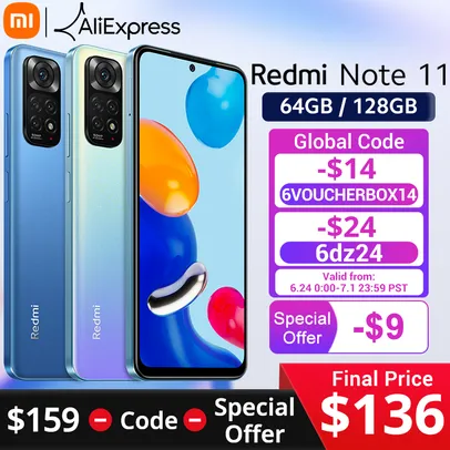 Xiaomi Redmi Note 11 Global Version Smartphone 