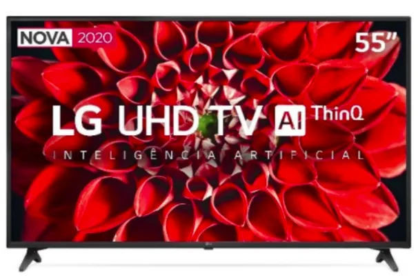 Smart TV LG 55" 55UN7100psa 4K UHD Wi-Fi | R$2.497