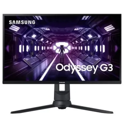 Monitor Gamer Samsung Odyssey G3, 24 Full HD, 144Hz, 1ms, FreeSync Premium, HDMI/Displayport, Ajuste