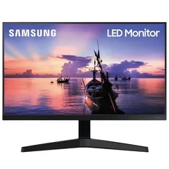 Monitor Gamer Samsung 24pol, Full HD, 75Hz, IPS, HDMI, VGA, Freesync, Preto - Lf24t350fhlmzd