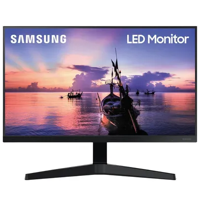 Monitor Gamer Samsung 24pol, Full HD, 75Hz, IPS, HDMI, VGA, Freesync, Preto - Lf24t350fhlmzd