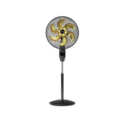 Ventilador de Coluna Mallory Chronos Com Controle remoto e painel touch Preto E Dourado 40cm - 127V