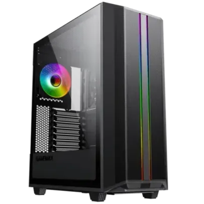 Gabinete Gamer Gamemax Precision (2 Fans e HUB ARGB)