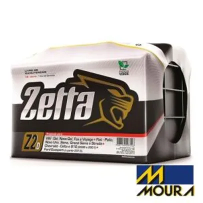 Bateria Automotiva Moura Zetta Z60d 60 Ah Direita Livre De Manutenção - R$255