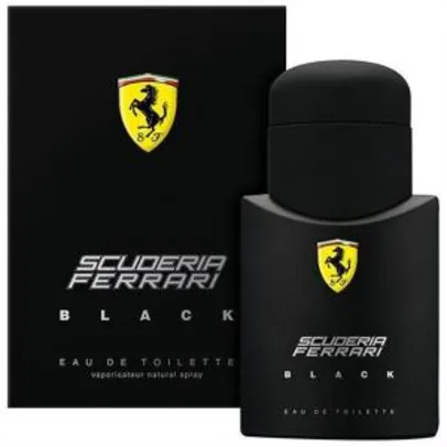 Perfume  Ferrari Black Masculino Eau De Toilette 125ml por R$ 86