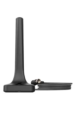 Antena Interna de TV Digital Aquário DTV-200 HDTV 4K - Preta