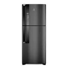 Geladeira Electrolux Top Freezer Frost Free Efficient Black Inox Look com Tecnologia Autosense (IF55B)