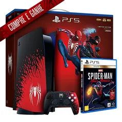 Console PlayStation 5 Marvel's Spider-Man 2 Limited Edition + BRINDE: Spider-Man Miles Morales Ultimate Edition