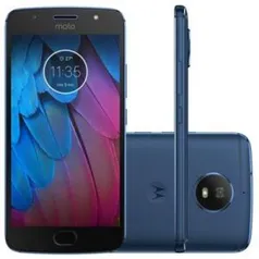 Moto G5S 32GB Dual Chip (Azul Safira) em 10x - R$799