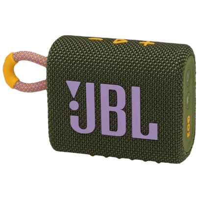 [Primeira Compra] Caixa de Som JBL GO3 Portátil a Prova d&apos;água Bluetooth Verde