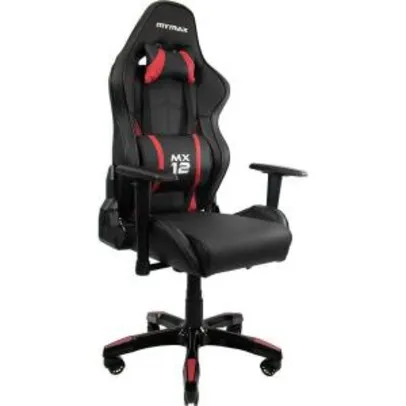 Cadeira Gamer Mymax MX12, Black-Red