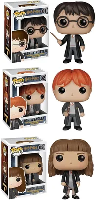 Funko Harry Potter Pop! Conjunto De Colecionadores De Vinil De Cinema Harry Potter Ron &amp;amp; Hermione