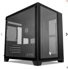 Gabinete Gamer Pichau HX710L, Mid-Tower, Preto, PG-HX71L-BK01