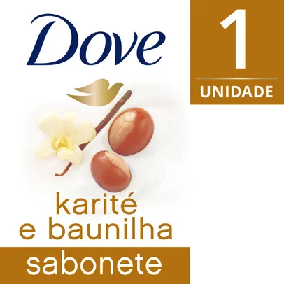 Sabonete em Barra Dove Delicious Care Karité e Baunilha 90g