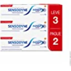 [PRIME] Sensodyne Rápido Alívio Creme Dental para Dentes Sensíveis Kit Leve 3 Pague 2