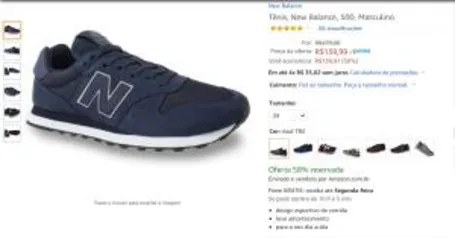 [PRIME] Tênis, New Balance, 500, Masculino