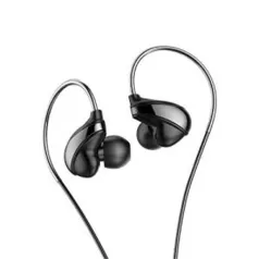 Fone de Ouvido Encok, Baseus, NGH05-01, Preto | R$30