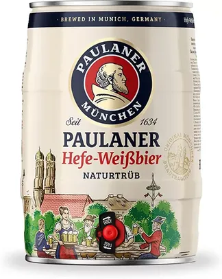 Cerveja Paulaner Hefe Weissbier Barril 5 L