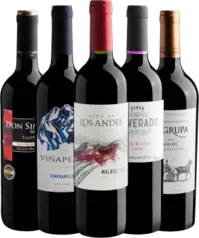 Kit 5 Vinhos por R$99,50