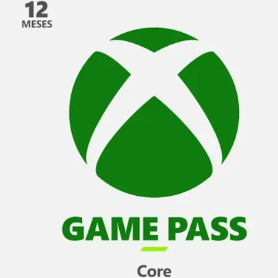 Assinatura Xbox Game Pass Core: 12 Meses