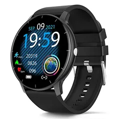 TAOPON Smartwatch para telefones Android e iOS, IP67, impermeável, com tela sensível ao toque, relóg