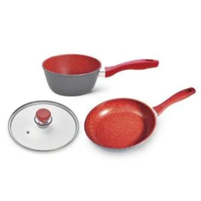 [AME R$ 190] Flavorstone Vermelha Saute Petit + Sauce + Tampa R$ 380