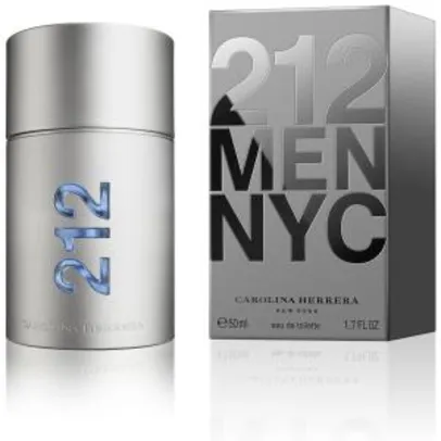 Perfume 212 Men Masculino Carolina Herrera EDT 50ml - R$255
