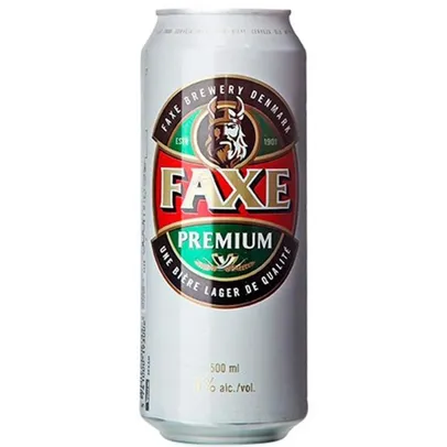 Cerveja Dinamarquesa FAXE Premium Lata 500ml
