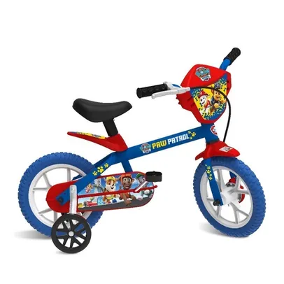 [APP / AME R$213] Bicicleta Infantil 12" Patrulha Canina Bandeirante