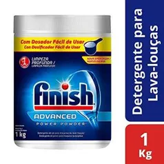 Detergente Finish 1kg para máquina de lavar louça - R$23