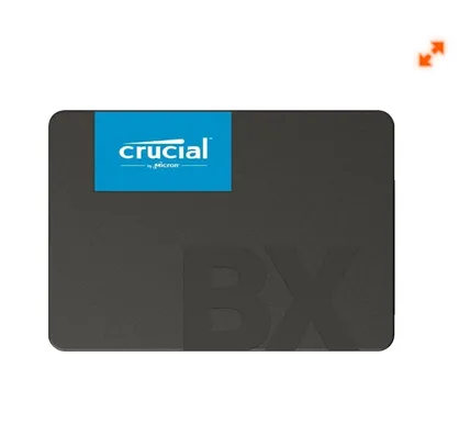 SSD Crucial BX500, 1TB, SATA III, Leitura 560MB/S, Gravação 510MB/s, CT1000BX500SSD1