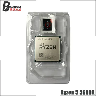 Processador AMD Ryzen 5 5600X 6-core OEM | R$ 1290