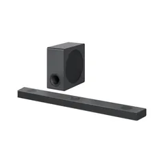 Soundbar LG 5.1.3 Canais Subwoofer 4K Bluetooth 570W/ch Dolby Atmos Alexa Google Bivolt S90QY