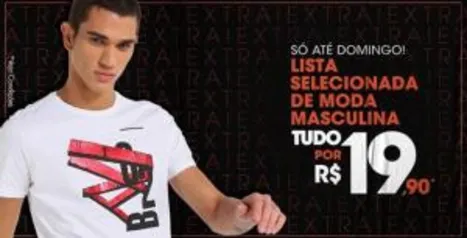 Moda masculina Riachuelo por R$19,90 até domingo