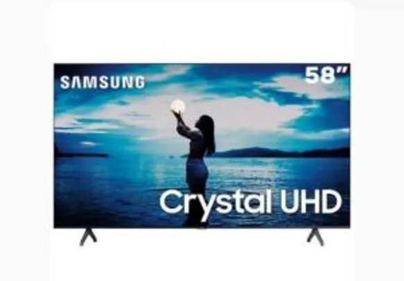 [App Extra] Smart TV LED 58" UHD 4K Samsung 58TU7020 Crystal UHD, HDR 2020 | R$2.609