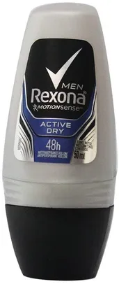 [Prime|3unidades] Desodorante Antitranspirante Roll On Men Active 50 ml, Rexona | R$15
