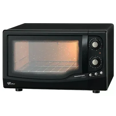 Forno Elétrico Fischer Gourmet Grill Bancada 44 Litros Black F 110V