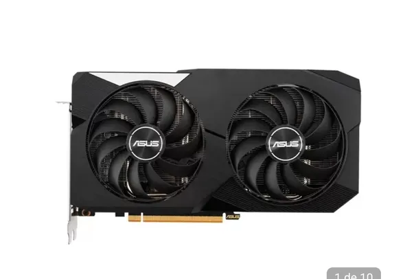 Placa de Vídeo Asus DUAL RX 6600 8G, 8GB GDDR6 - 90YV0GP0-M0NA00