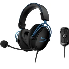 Headset Gamer HyperX Cloud Alpha S Azul, Som Surround 7.1, Drivers 50mm, USB e P3 - 4P5L3AA