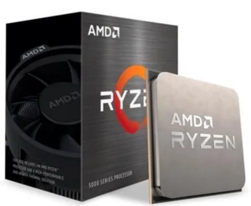 Processador AMD Ryzen 5 5600X, Cache 35MB, 3.7GHz (4.6GHz Max Turbo), AM4 - R$2.204