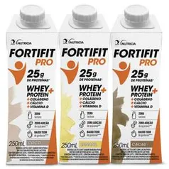 kit de 3 Fortifit PRO 250ml por R$0,03