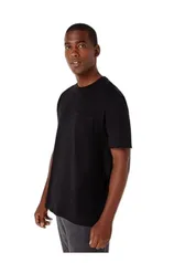 Camiseta Básica Masculina Super Cotton Com Bolso - Preto G