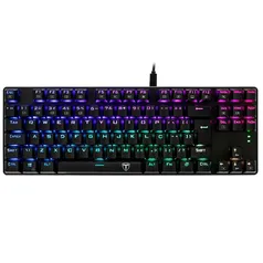 Teclado Mecânico Gamer T-Dagger Bora Switch Outemu Brown LED RGB ABNT2 - T-TGK315-BR (BROWN)