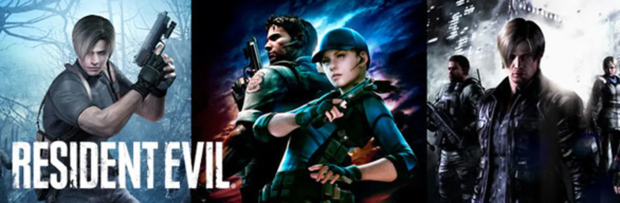 Pacote Resident Evil 4/5/6  Steam