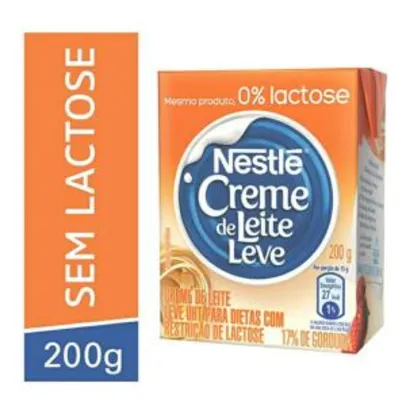 [Prime] Creme de Leite Leve Nestlé, 200g | R$1,19