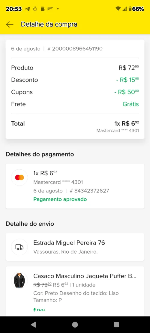 Imagen na descrição da promoção