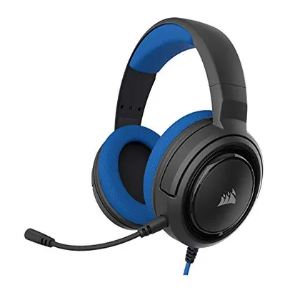 Headset Gamer Corsair HS35 P2 Stereo 2.0 Para PC, Mac, Xbox One, PS4, Switch, iOS e Android - Preto 