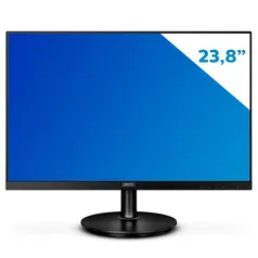 Monitor LED 23.8" Philips Full HD, IPS, Entradas HDMI, VGA e DisplayPo